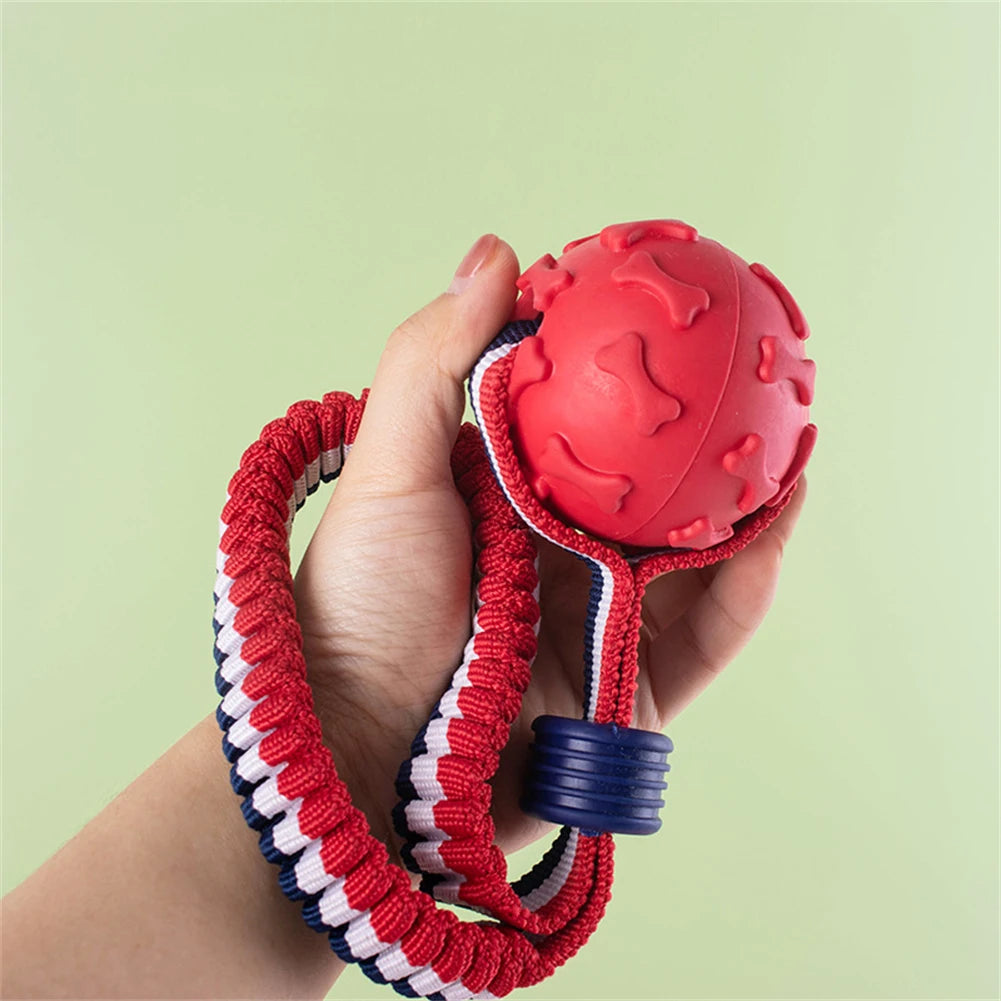 Bite Resistant Rope Knot Ball Dog Toy