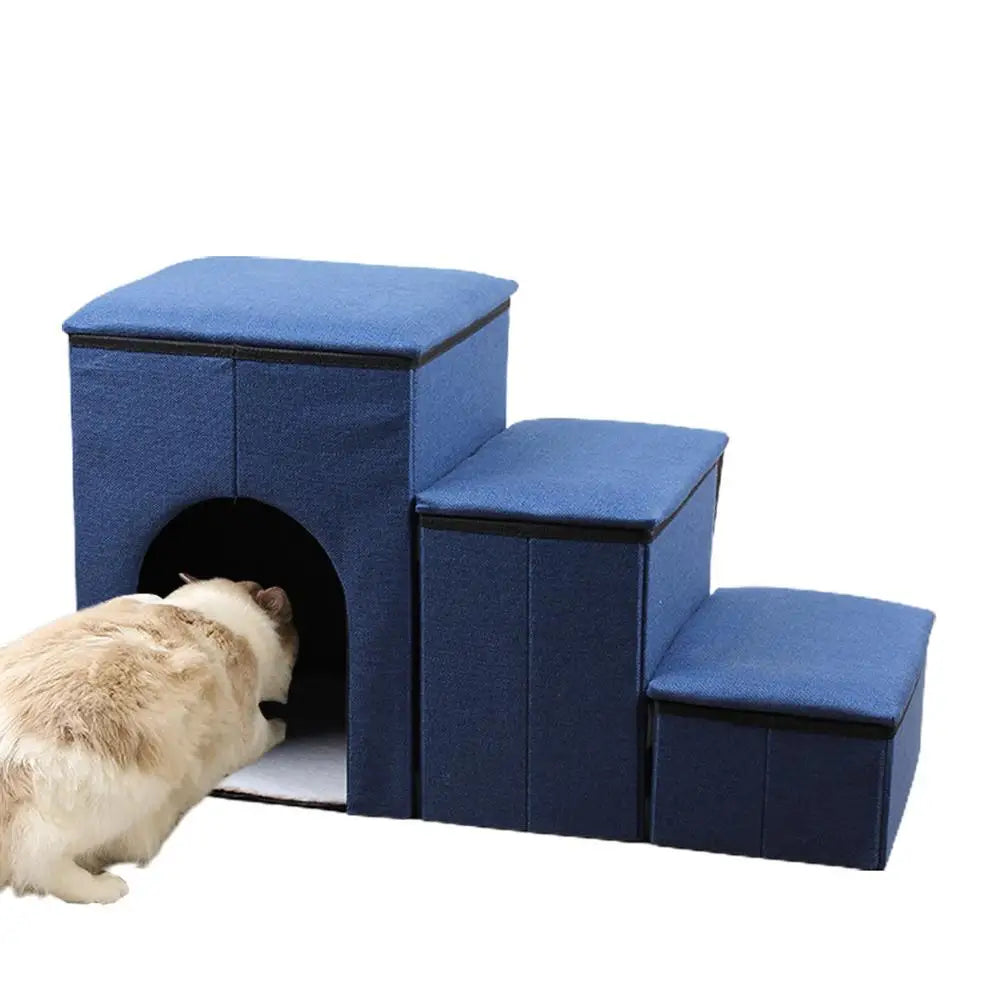 Anti-Slip Pet Bed Climbing Stairs