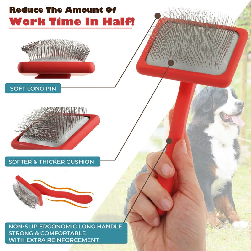 Pet Slicker Brush Long Wire