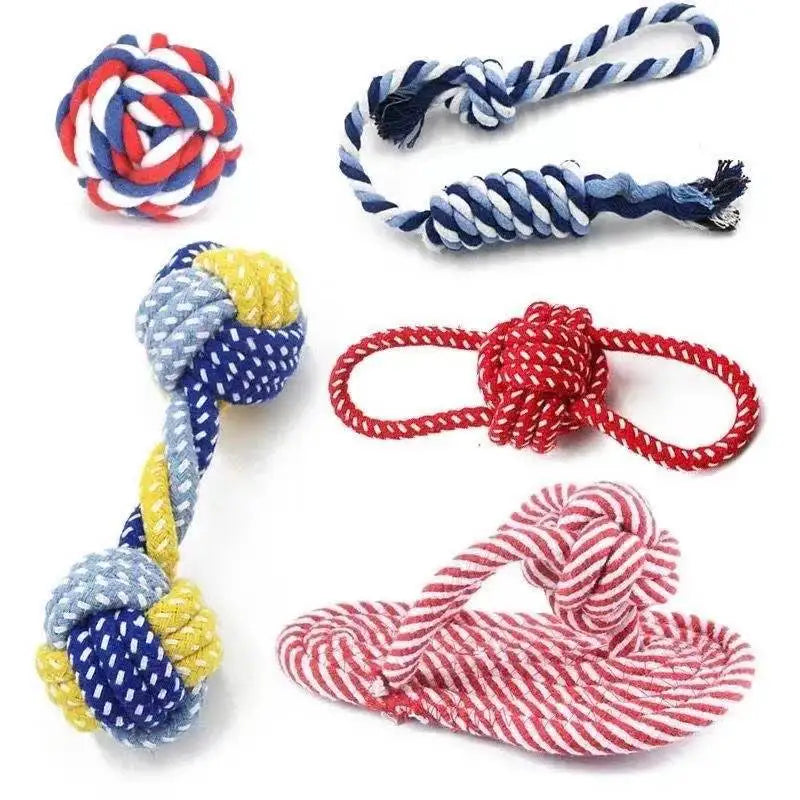 Durable Braided Bite-Resistant Rope Dog Toys