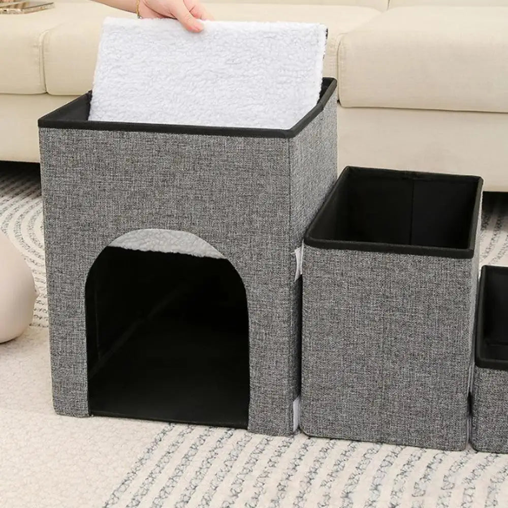 Anti-Slip Pet Bed Climbing Stairs