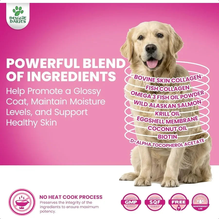 Antioxidant Dog Skin & Coat Support Soft Chews
