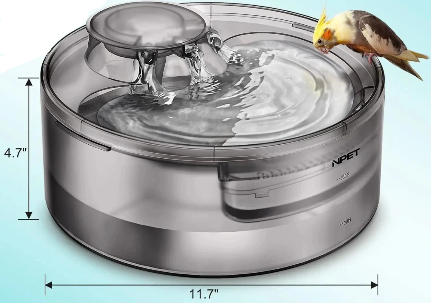 Large Automatic Multi-Pet Water Fountain