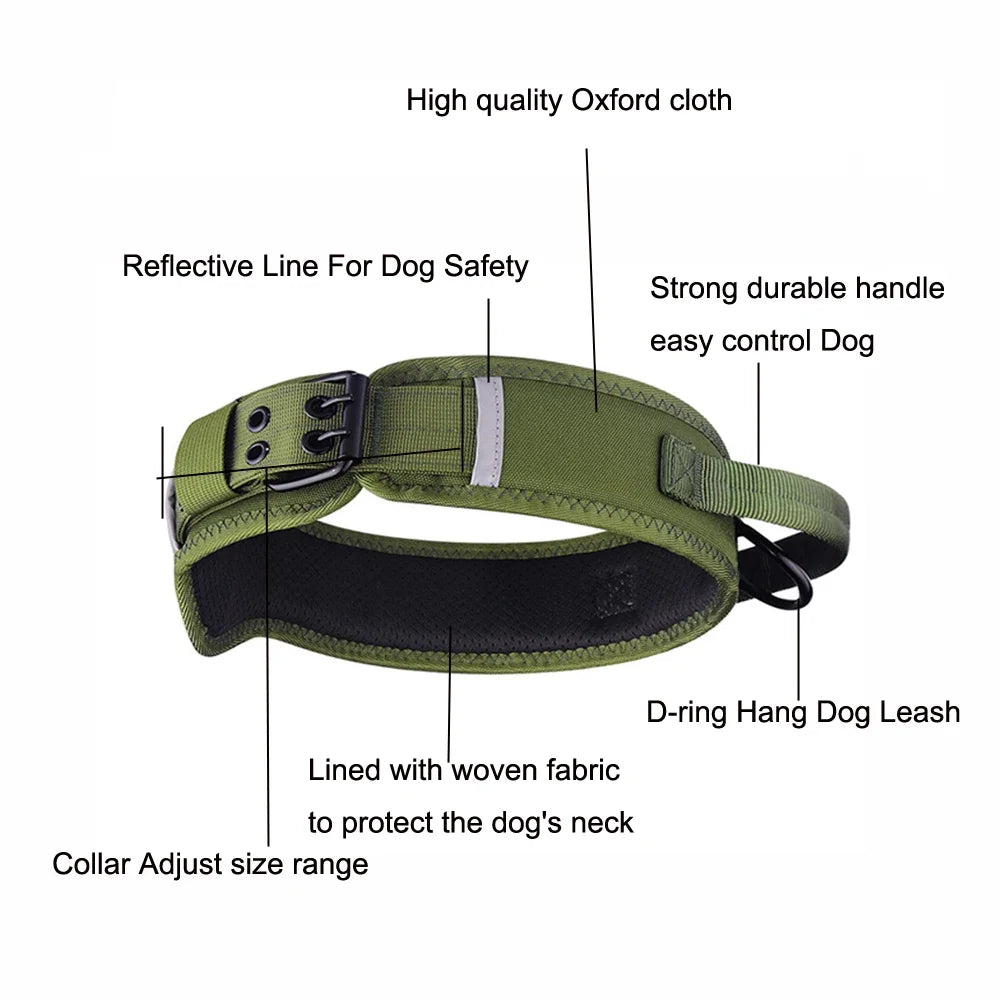 Heavy Duty Tactical Dog Collar