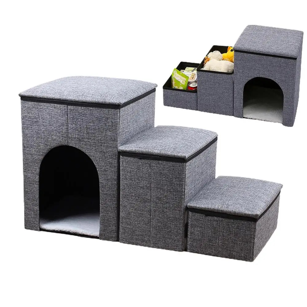 Anti-Slip Pet Bed Climbing Stairs