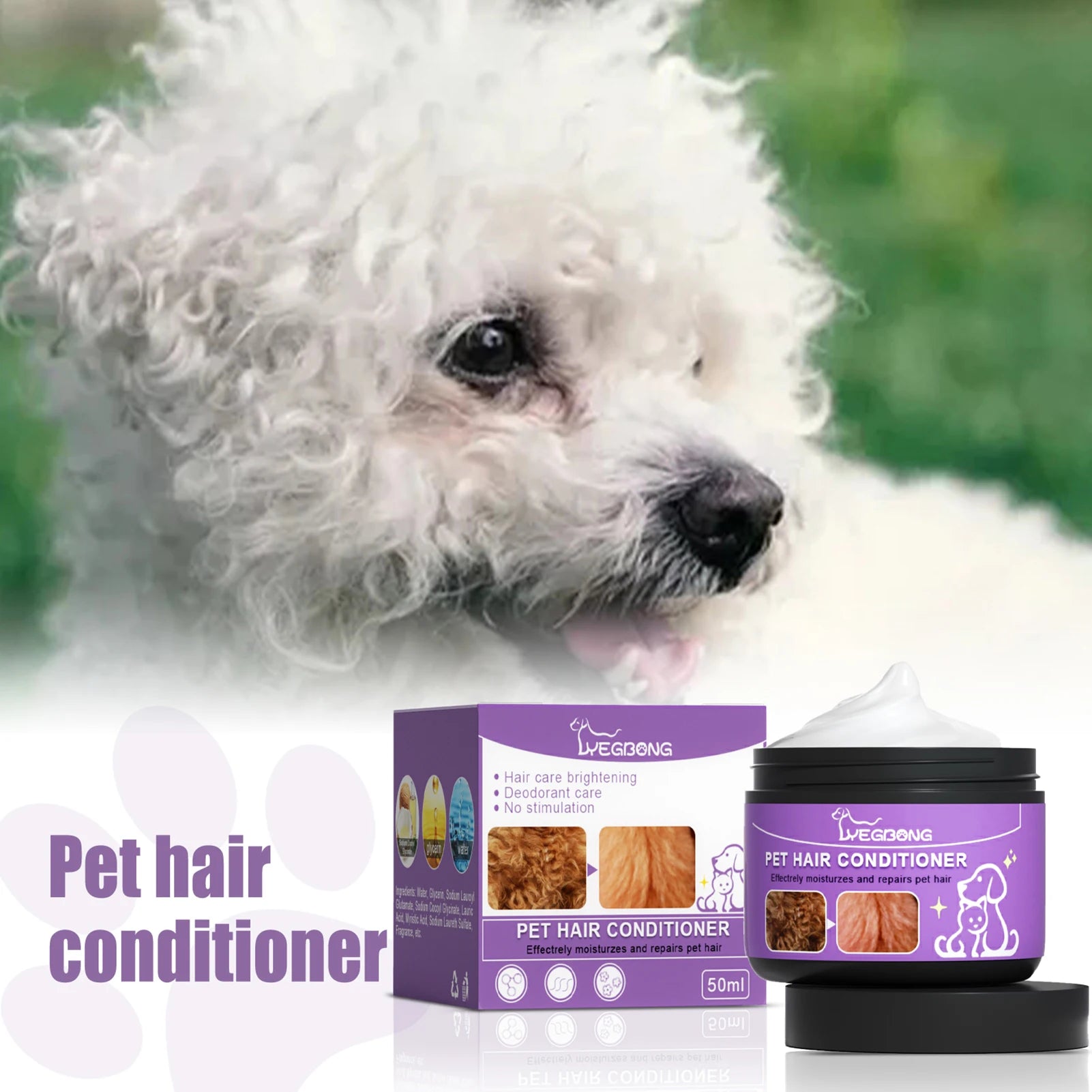 Anti-Static Moisturizing Pet Hair Conditioner