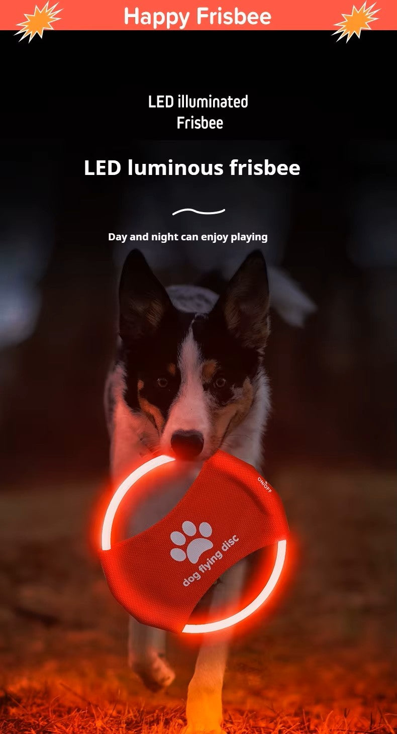 Luminous LED Flying Dog Frisbee