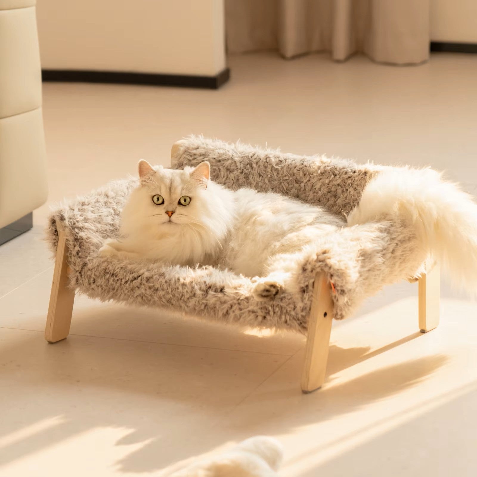 Small Pet Wooden Sofa Bed