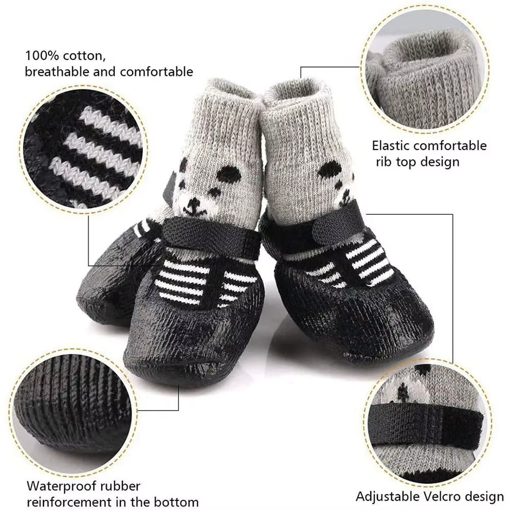 Adjustable Waterproof Pet Sock Booties