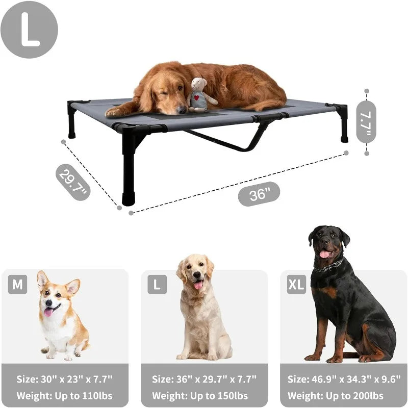 Heavy Duty Chew-Proof Elevated Dog Cot