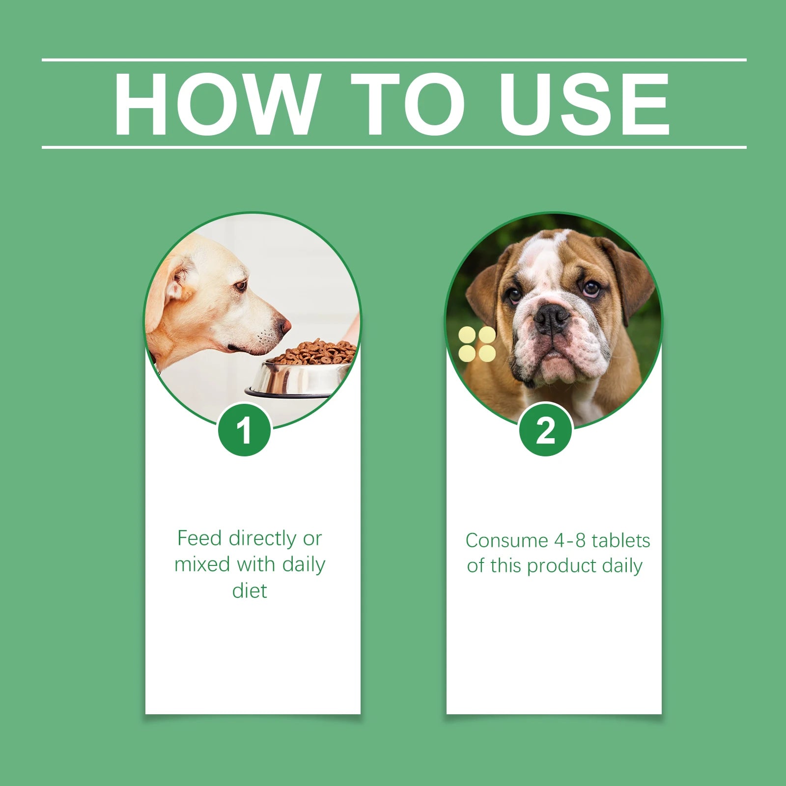 Senior Dog Metabolism & Immunity Boosting Multi-Vitamin Supplement Tablets