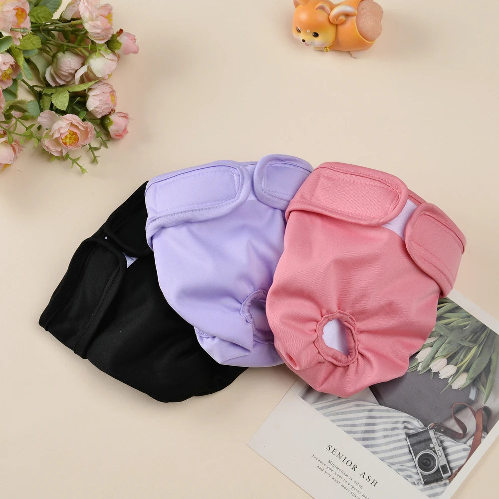 3PC Set Washable Leakproof Female Dog Diapers