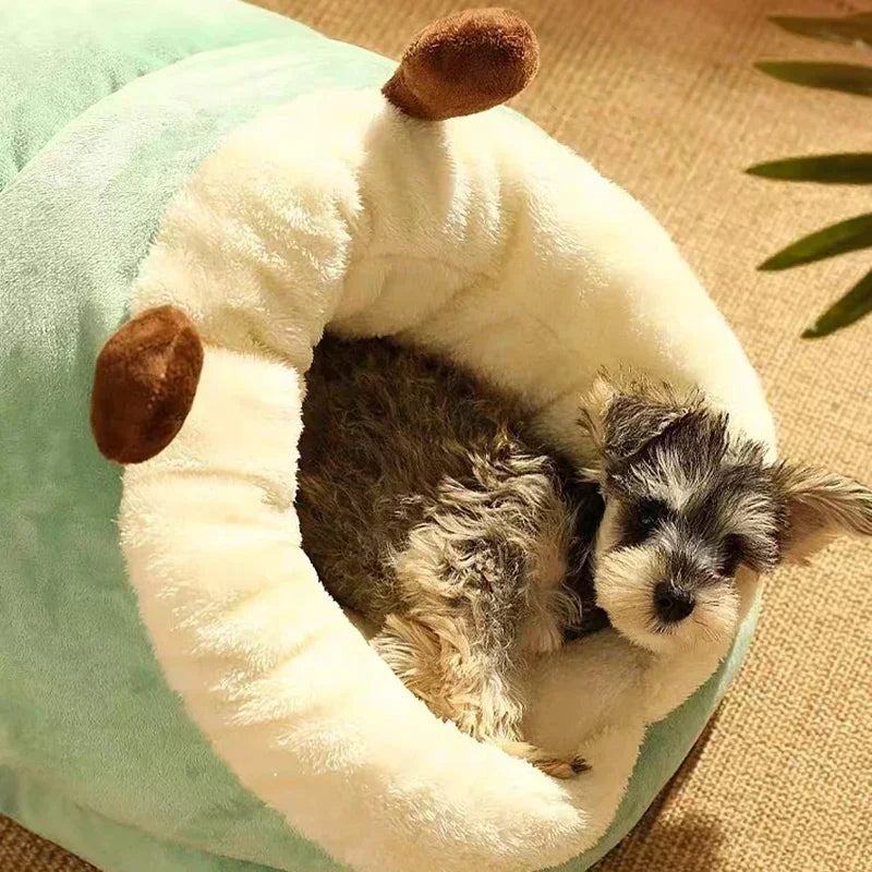 Cozy Plush Pet Sleeping Nest