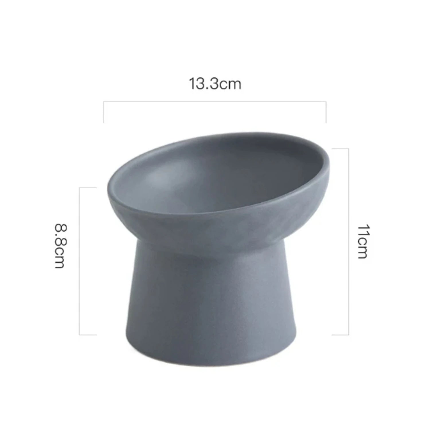 Nordic Style Elevated Ceramic Pet Dish