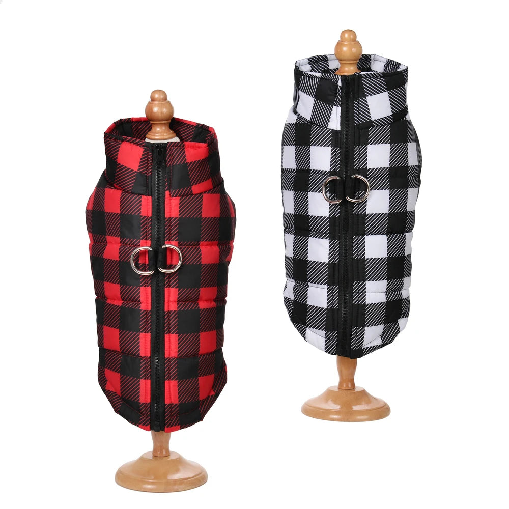 Printed Waterproof Warm Dog Coat