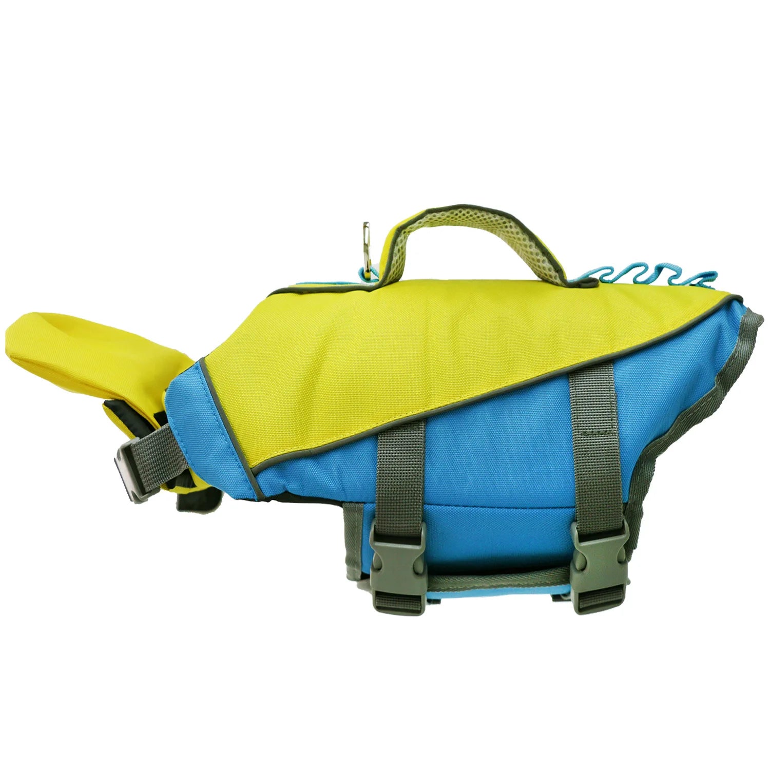 High Visibility Dog Lifesaver Vest w/Detachable Chin Pad