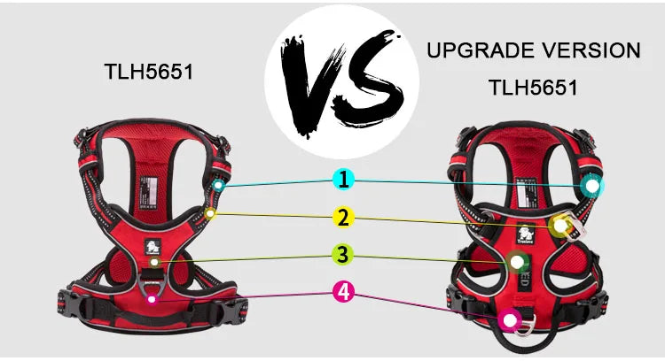 Truelove Reflective No-Pull Dog Vest Harness