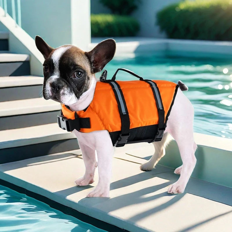 Summer Reflective Adjustable Dog Life Jacket