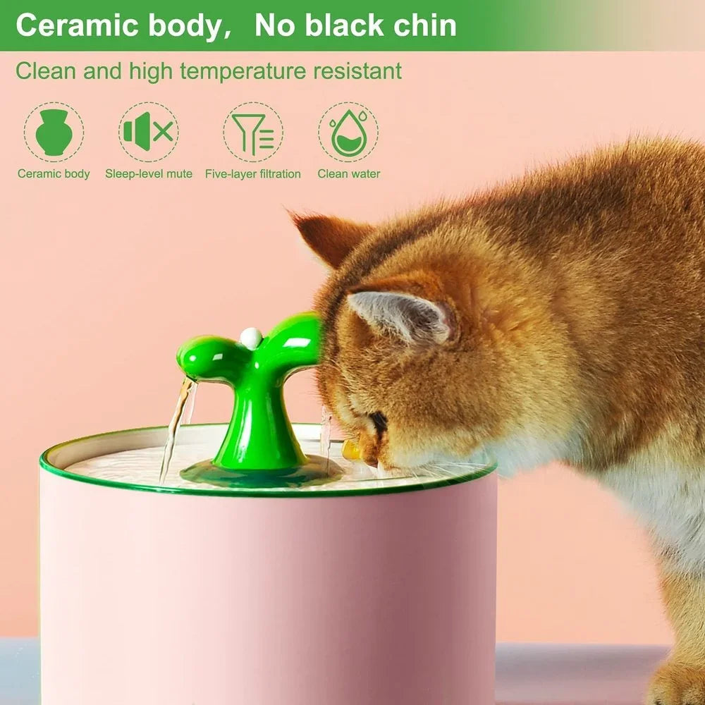 Small Ceramic Automatic Pet Water Fountain