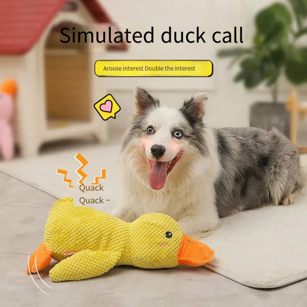 Large Imitation Duck Call Plush Dog Toy