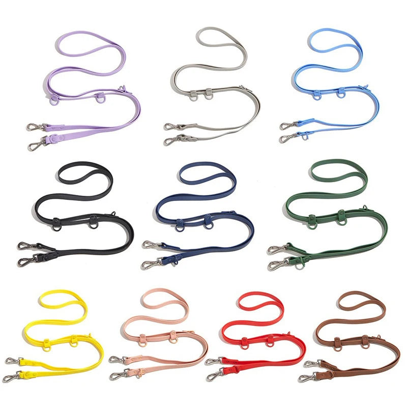 Strong Waterproof Double Head Rubber Dog Leash