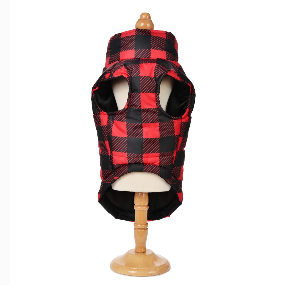 Printed Waterproof Warm Dog Coat