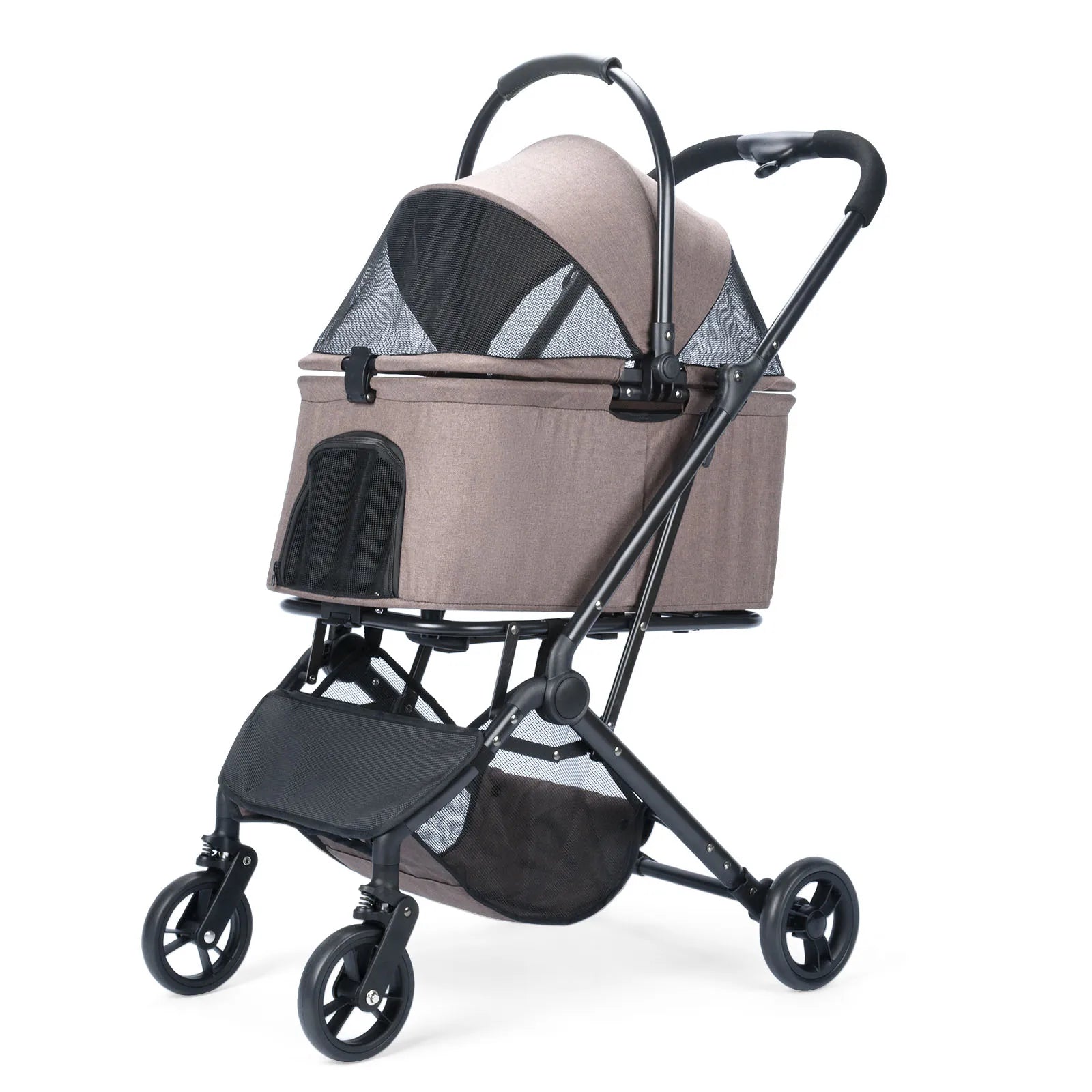 Cozy Dual Use Pet Stroller w/Detachable Carrier