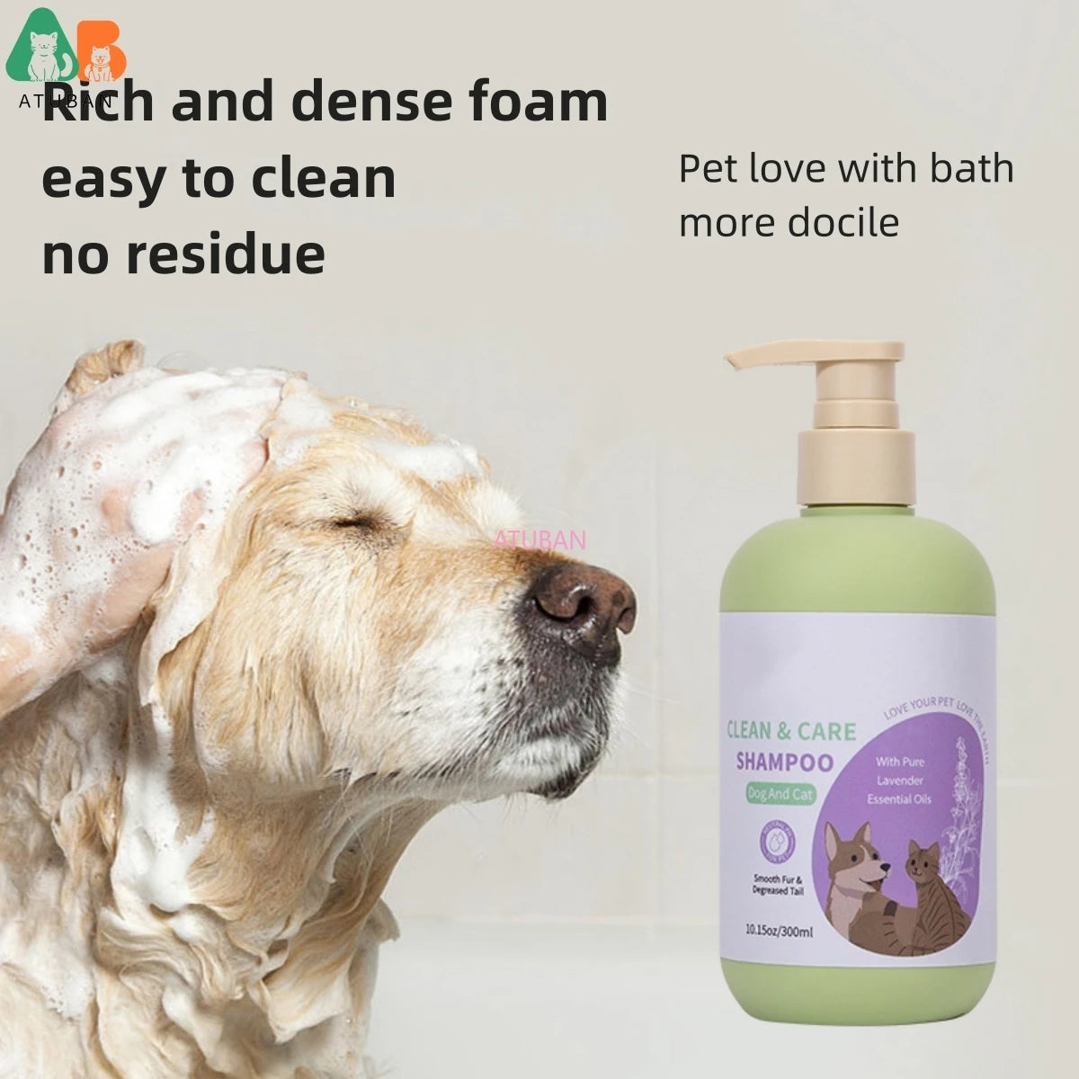 Royal Lavender Clean & Care Hypoallergenic Pet Shampoo