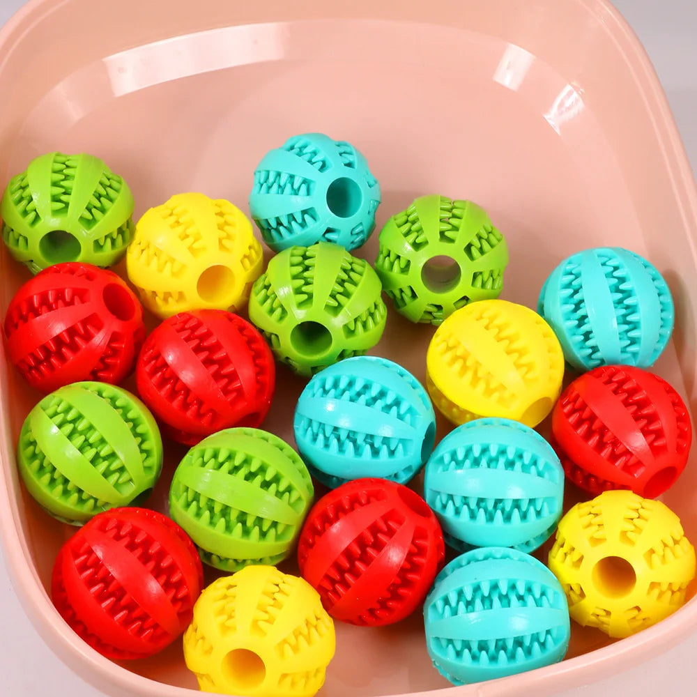 Extra-Tough Natural Rubber Pet Treat Ball