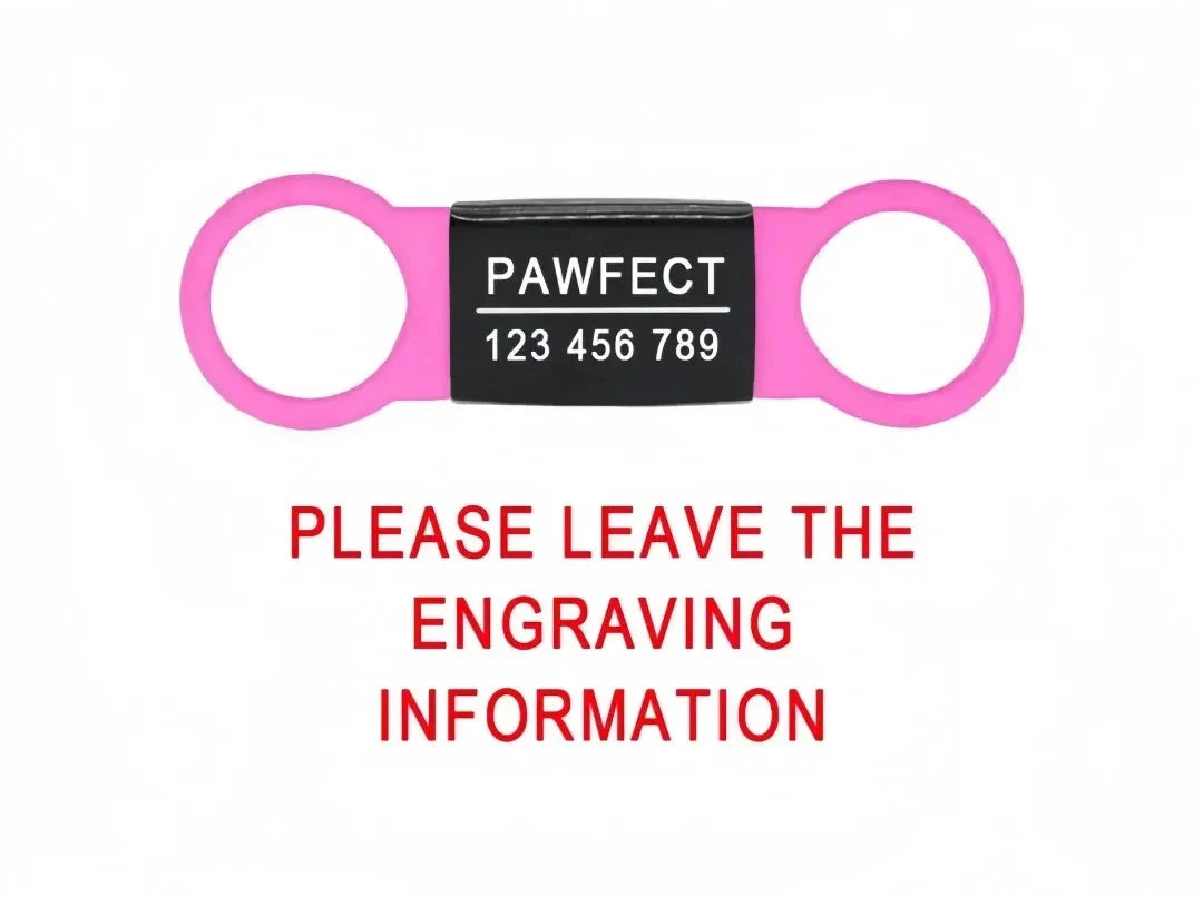 Custom Laser Engraved Pet ID Collar Charm