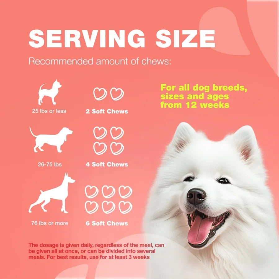 Dog Flea & Tick Prevention Natural Soft Chews