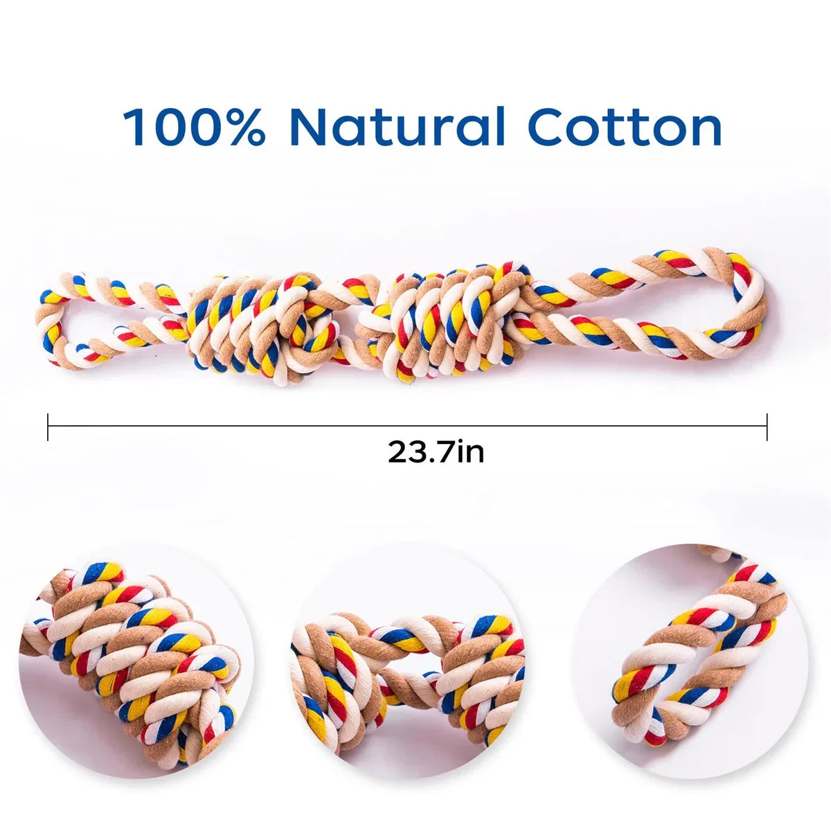 Virtually Indestructible Chew Rope Dog Toy
