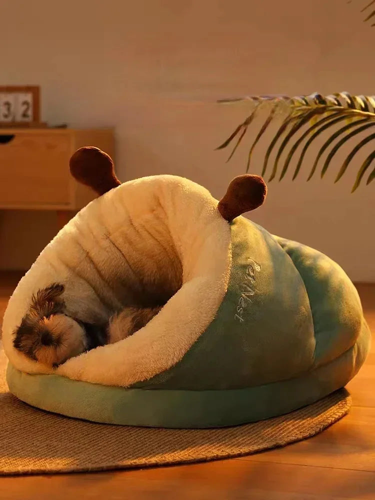 Cozy Plush Pet Sleeping Nest