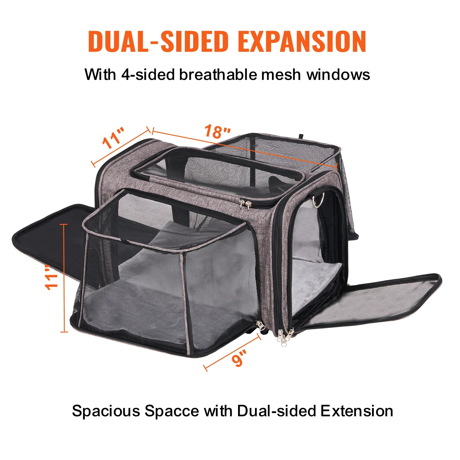 Airline Approved Expandable Rolling Pet Carrier