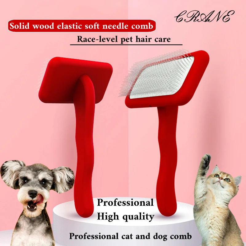 Crane Professional Soft Pad Pet Grooming Brush