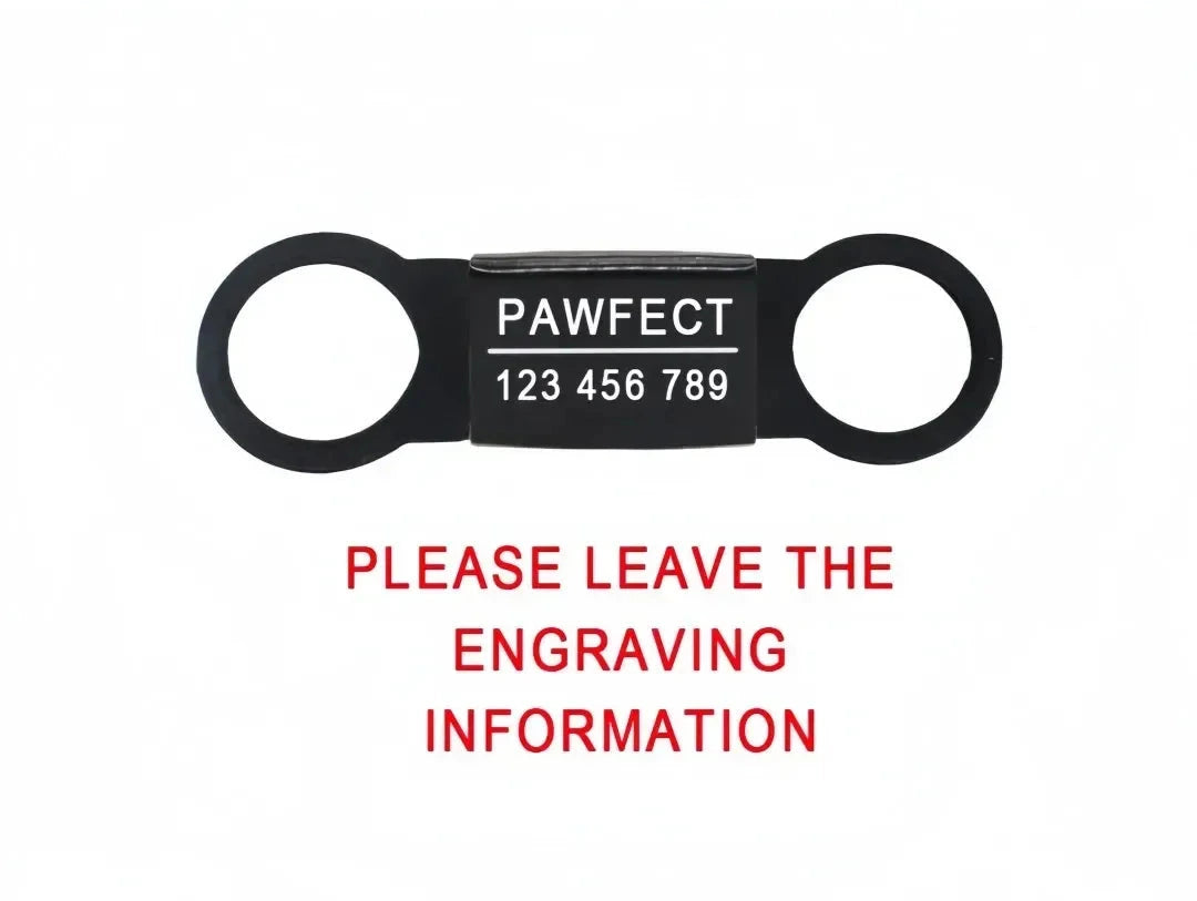 Custom Laser Engraved Pet ID Collar Charm