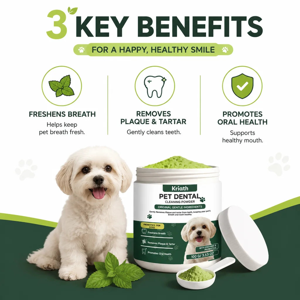 Plaque Defense Enzyme Formula Natural Pet Dental Powder