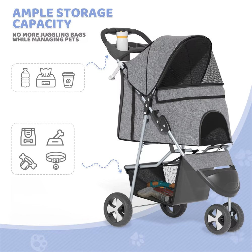 Modern Folding Pet Travel Stroller