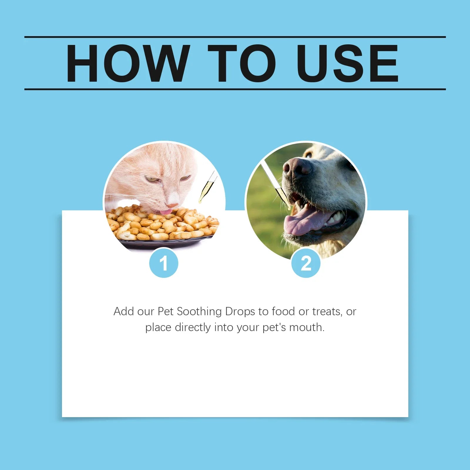 Premium Organic Pet Stress Relief Drops