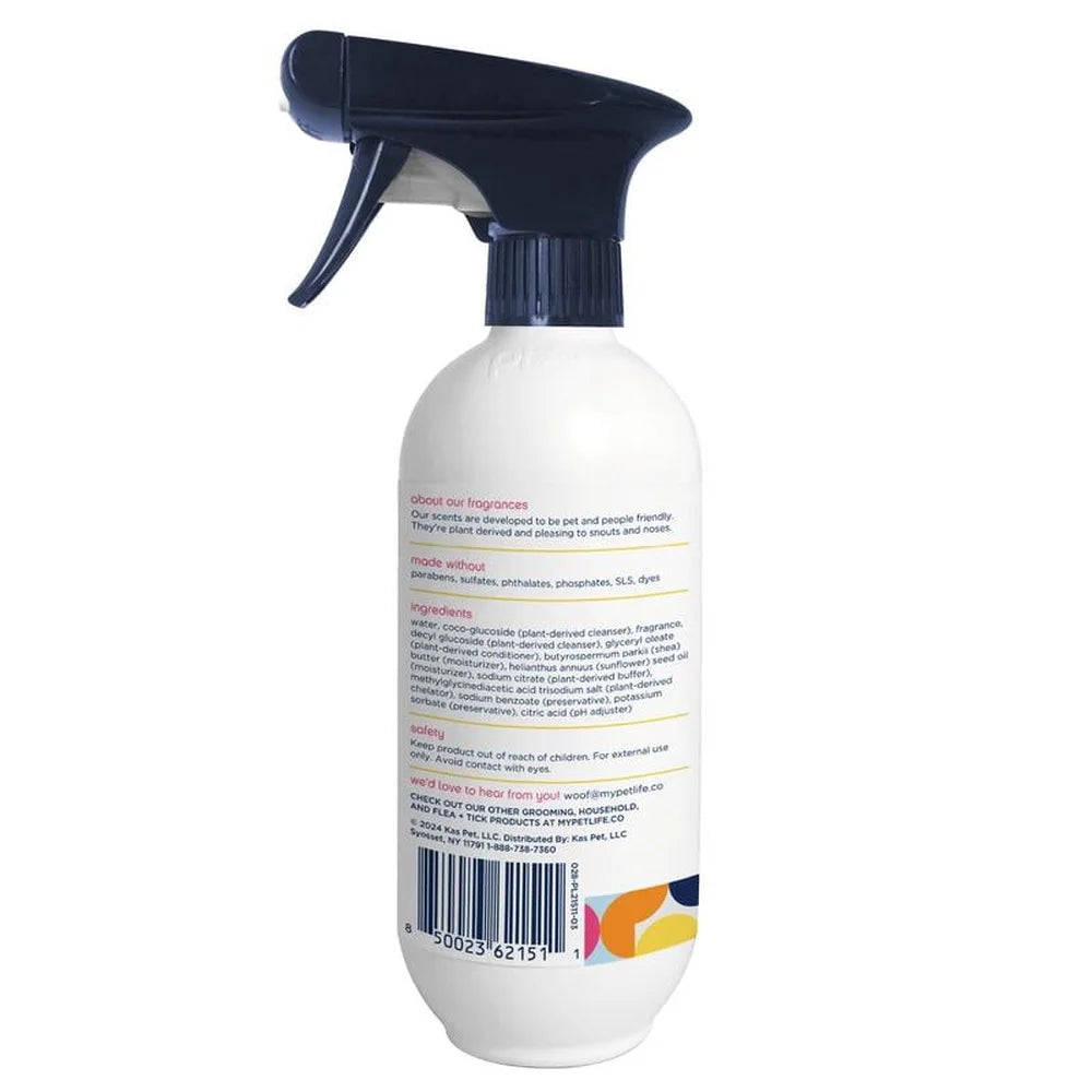 Vanilla Ginger Waterless Deep Clean Dog Shampoo Spray w/2-Way Cleaner Foamer