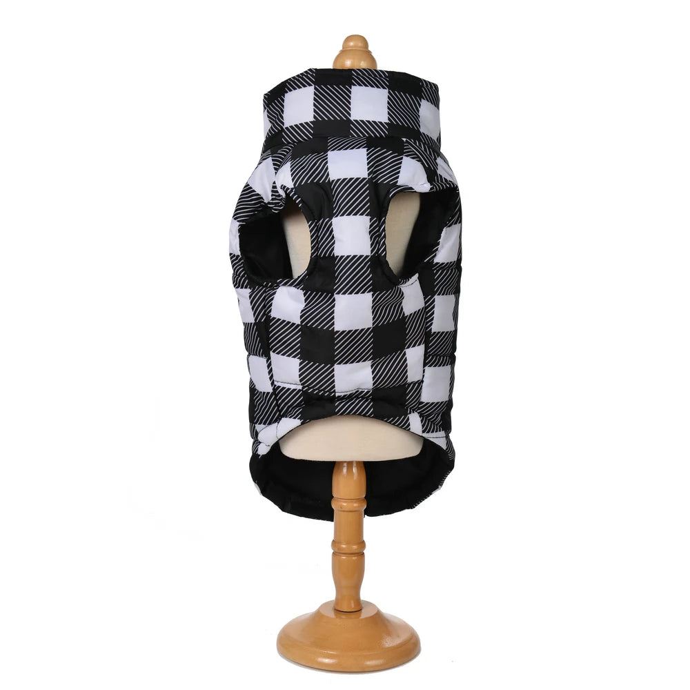 Printed Waterproof Warm Dog Coat