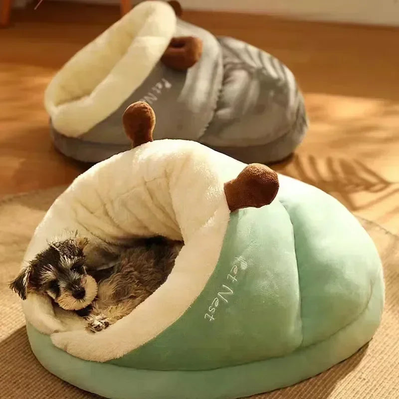 Cozy Plush Pet Sleeping Nest