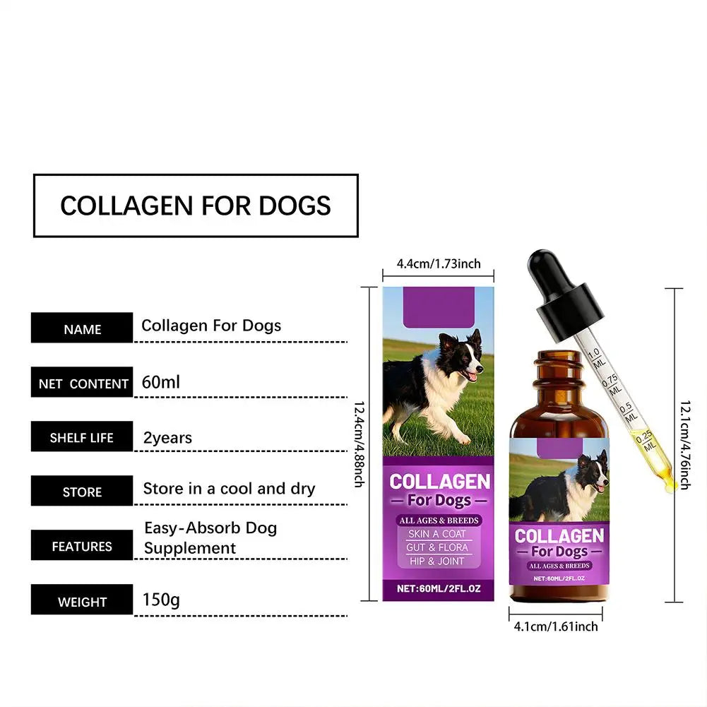 Absorbable Canine Collagen Supplement Drops
