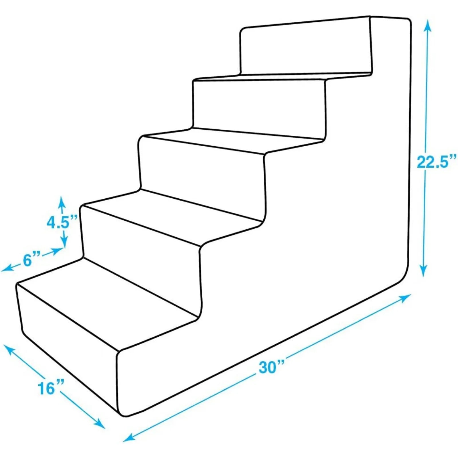 Non-Slip Balanced Indoor Pet Stairs