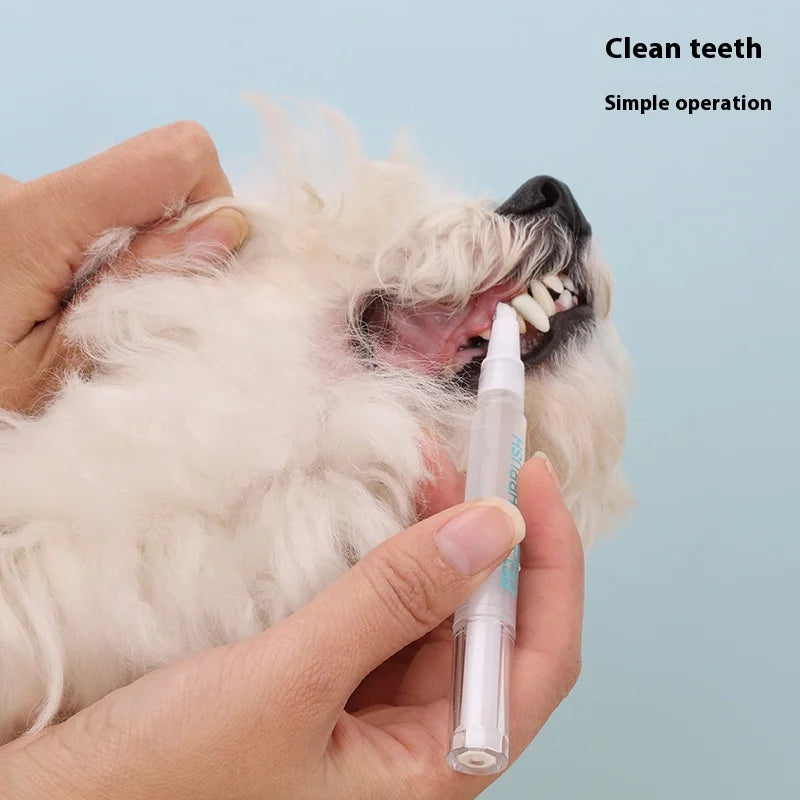 Integrated Pet Toothbrush Cleaning Pen