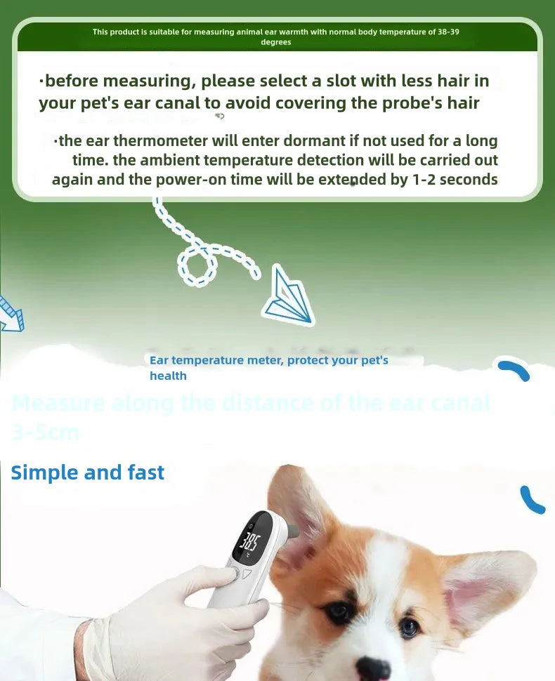 Pet Digital Ear Thermometer