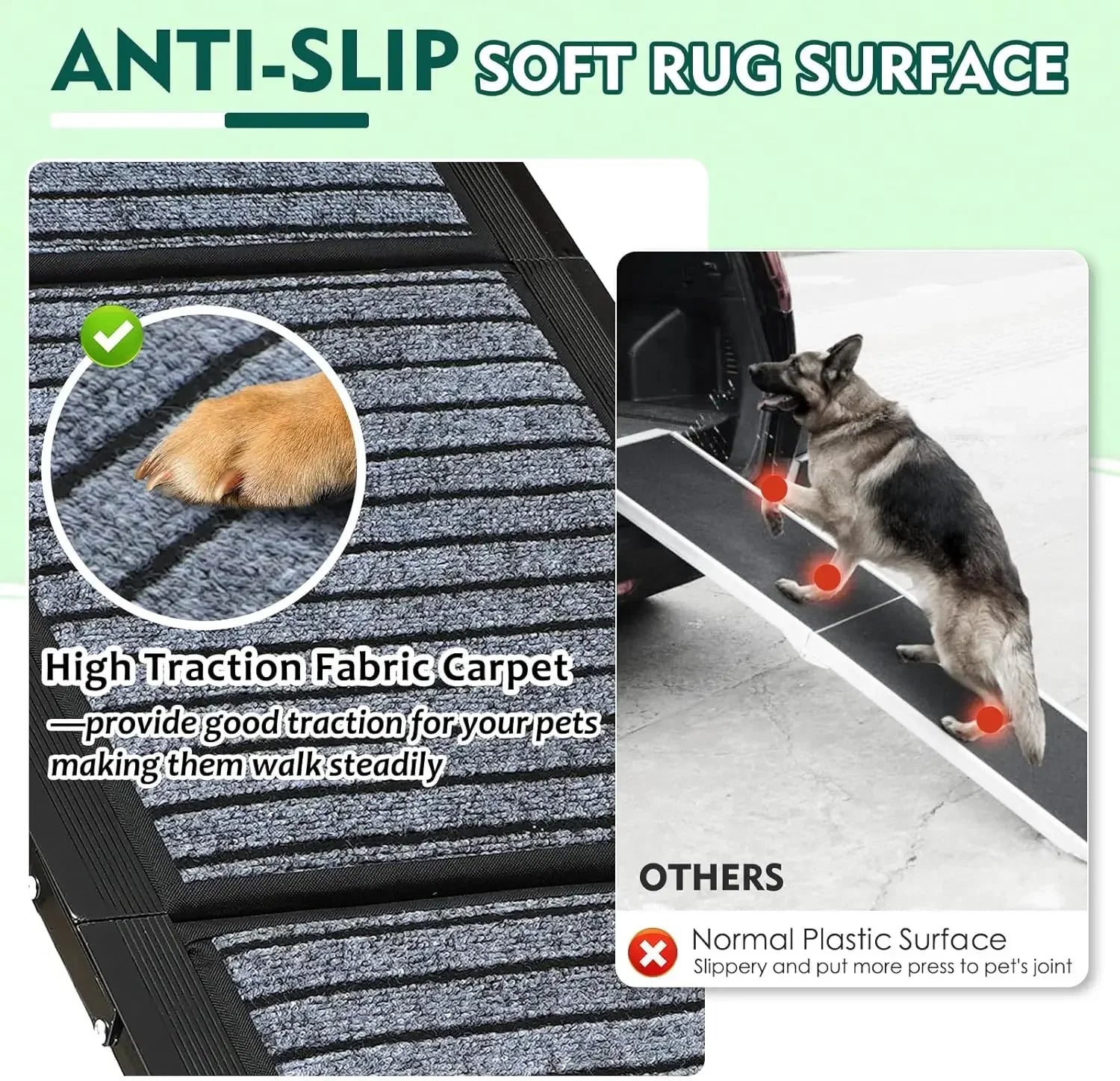 Extra Long Non-Slip Foldable Dog Ramp