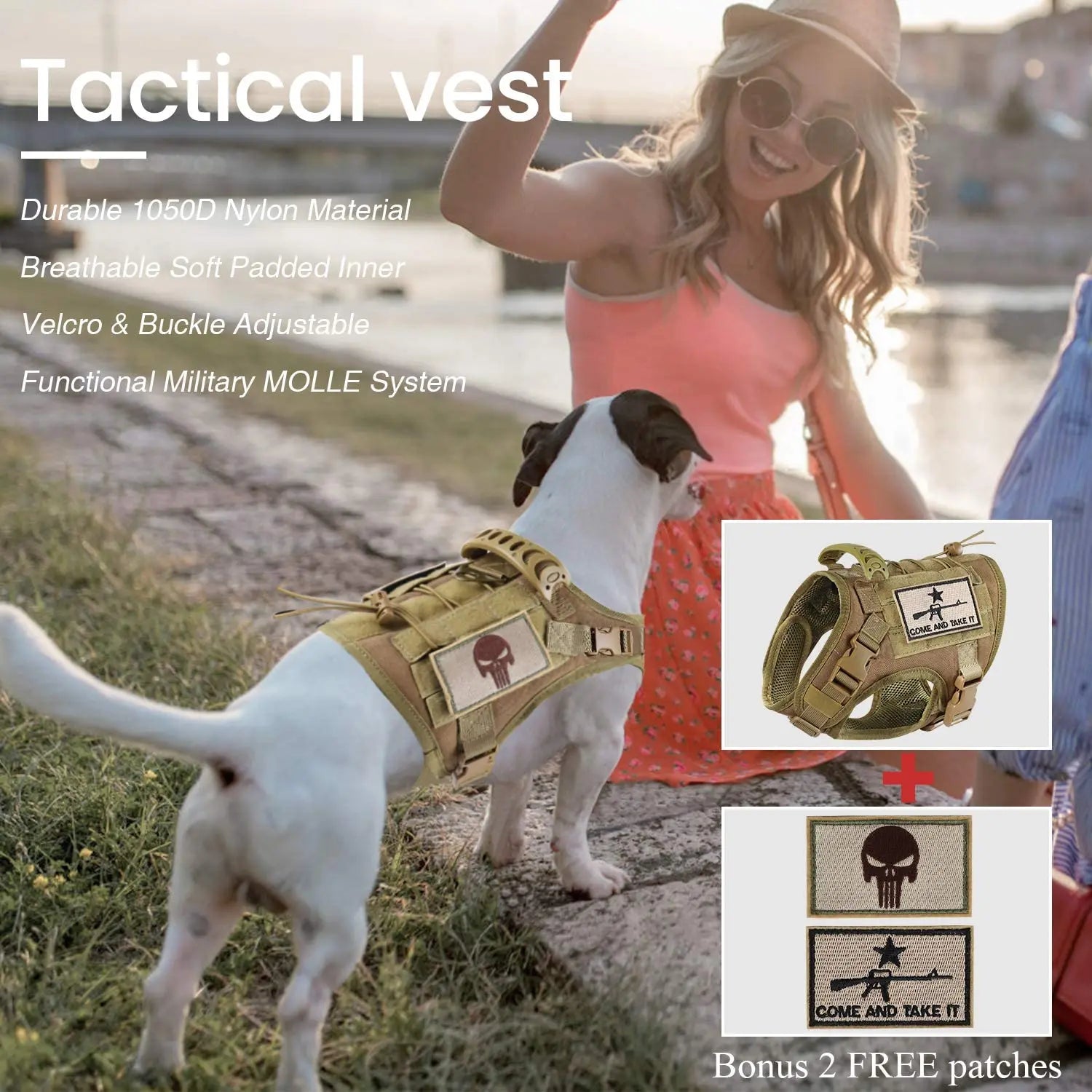 Small Dog Tactical Training Vest Harness