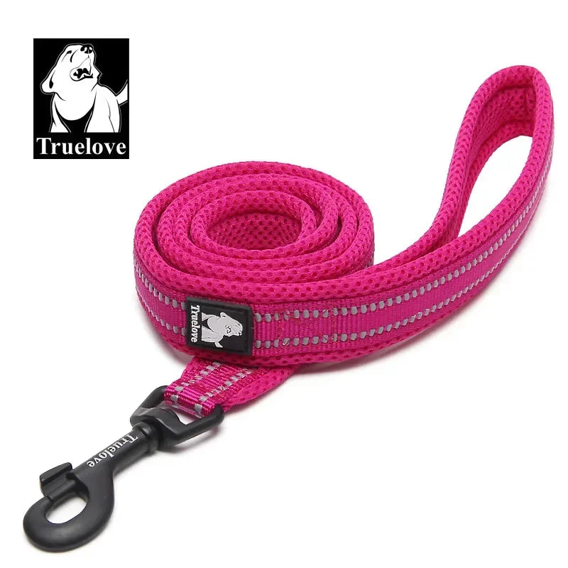 Soft Reflective Nylon Mesh Padded Dog Leash