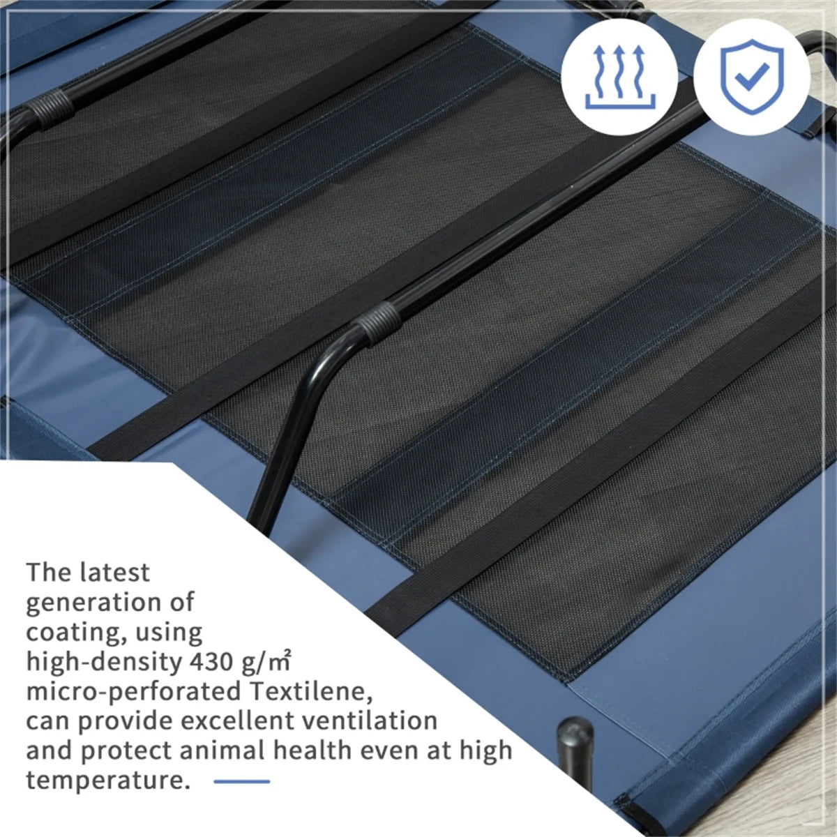 Portable Steel Frame Durable Pet Bed